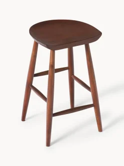 Westwing Collection Taburete alto de madera de mango Nino