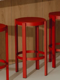 Noo.ma Taburete alto de metal Doon^ Taburetes Altos|Sillas