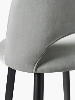 Westwing Collection Taburete alto de terciopelo Rachel^ Taburetes Altos|Sillas