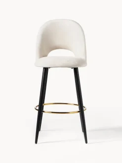 Westwing Collection Taburete alto de terciopelo Rachel^ Taburetes Altos|Sillas