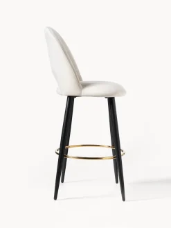 Westwing Collection Taburete alto de terciopelo Rachel^ Taburetes Altos|Sillas