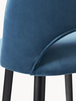 Westwing Collection Taburete alto de terciopelo Rachel