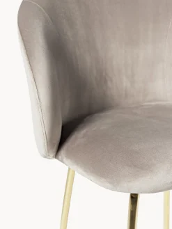 Westwing Collection Taburete alto de terciopelo Luisa