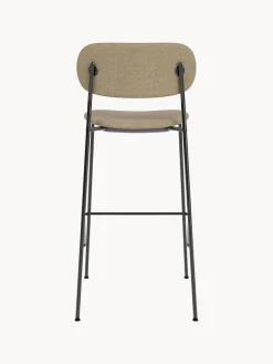 Audo Copenhagen Taburete alto en tejido bouclé con estructura de metal Co^ Taburetes Altos|Sillas