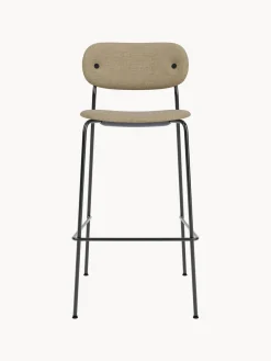 Audo Copenhagen Taburete alto en tejido bouclé con estructura de metal Co^ Taburetes Altos|Sillas