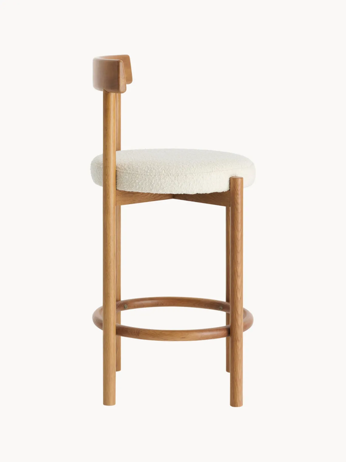 Ellos Home Taburete alto en tejido bouclé Merianda^ Taburetes Altos|Sillas