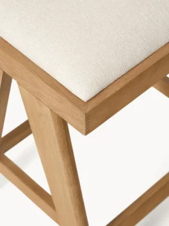 Westwing Collection Taburete alto tapizado Sissi