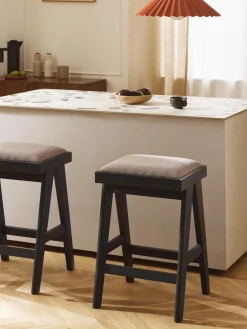 Westwing Collection Taburete alto tapizado Sissi^ Taburetes Altos|Sillas