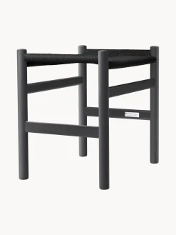 Carl Hansen & Søn Taburete con asiento tejido a mano CH53