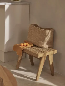 Westwing Collection Taburete con tejido vienés Sissi^ Pufs Y Otomanos|Pufs Y Otomanos