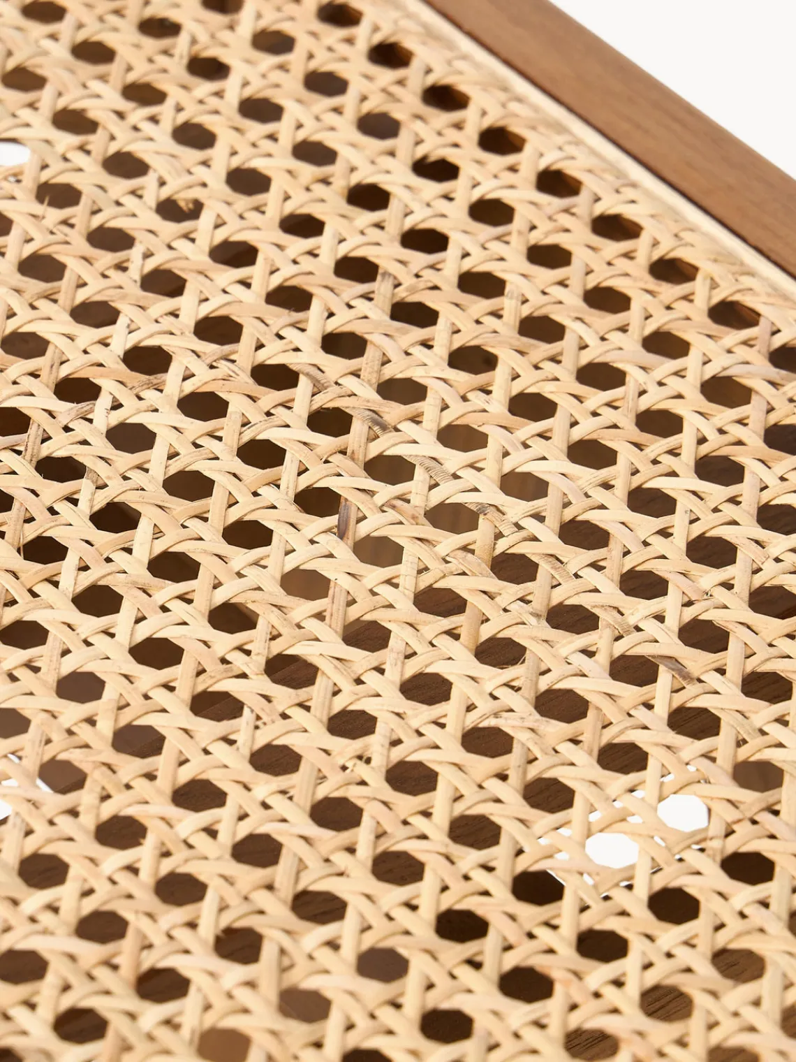 Westwing Collection Taburete de bar con tejido vienés Sissi