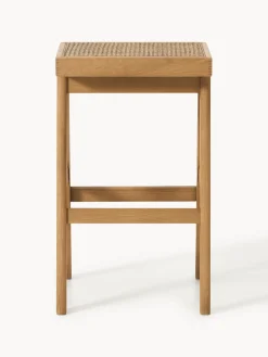 Westwing Collection Taburete de bar con tejido vienés Sissi^ Taburetes Altos|Sillas