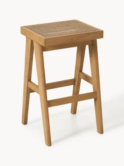 Westwing Collection Taburete de bar con tejido vienés Sissi^ Taburetes Altos|Sillas