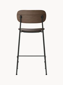 Audo Copenhagen Taburete de bar de metal y madera Co^ Taburetes Altos|Sillas