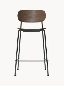 Audo Copenhagen Taburete de bar de metal y madera Co^ Taburetes Altos|Sillas