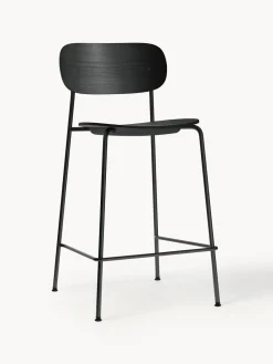 Audo Copenhagen Taburete de bar de metal y madera Co^ Taburetes Altos|Sillas