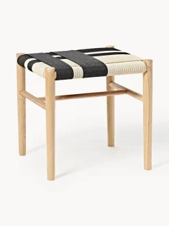 Westwing Collection Taburete de madera de fresno Mani