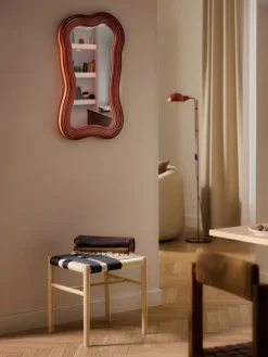 Westwing Collection Taburete de madera de fresno Mani