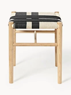 Westwing Collection Taburete de madera de fresno Mani