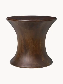 Ferm Living Taburete de madera de mango Spin^ Pufs Y Otomanos|Mesas Auxiliares