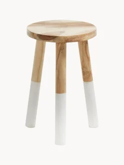 Taburete de madera de mungur Brocsy^ Pufs Y Otomanos|Pufs Y Otomanos