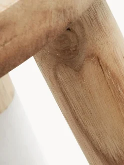 Taburete de madera de mungur Brocsy^ Pufs Y Otomanos|Pufs Y Otomanos