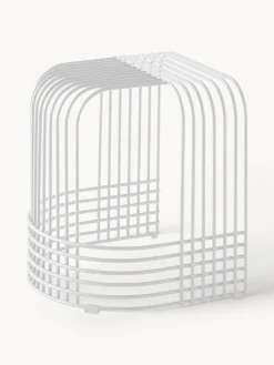 POLSPOTTEN Taburete de metal artesanal Drop