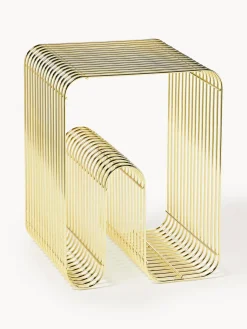 AYTM Taburete de metal Curva^ Mesas Auxiliares