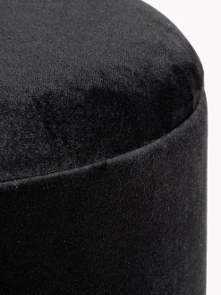 Bizzotto Taburete de terciopelo con espacio de almacenamiento Polina