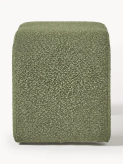 Westwing Collection Taburete en tejido bouclé Penelope