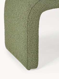 Westwing Collection Taburete en tejido bouclé Penelope