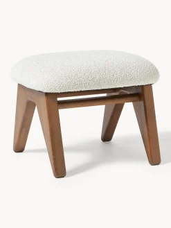 Westwing Collection Taburete en tejido bouclé Shenay^ Sillones Pequeños|Sillones