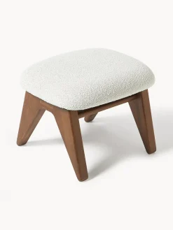 Westwing Collection Taburete en tejido bouclé Shenay^ Sillones Pequeños|Sillones