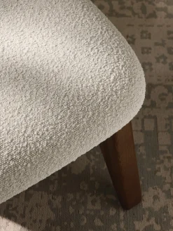 Westwing Collection Taburete en tejido bouclé Shenay^ Sillones Pequeños|Sillones