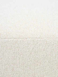 Westwing Collection Taburete en tejido bouclé Sofia