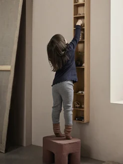 Niños Ferm Living Kids Taburete infantil artesanal Podo