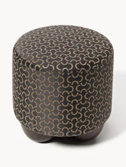 Westwing Collection Taburete tapizado de diseño DEDAR Milano x Westwing Lino^ Pufs Y Otomanos|Pufs Y Otomanos