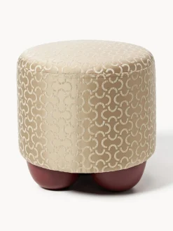 Westwing Collection Taburete tapizado de diseño DEDAR Milano x Westwing Lino^ Pufs Y Otomanos|Pufs Y Otomanos