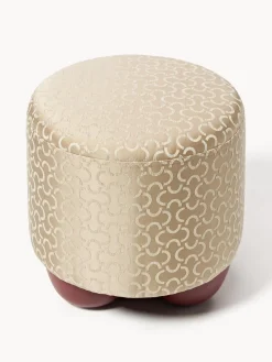 Westwing Collection Taburete tapizado de diseño DEDAR Milano x Westwing Lino^ Pufs Y Otomanos|Pufs Y Otomanos