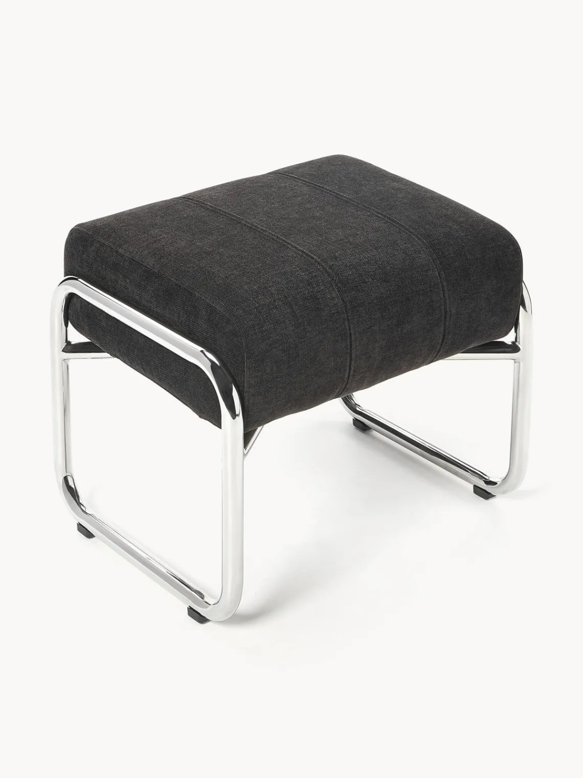 Westwing Collection Taburete tapizado Marcel^ Pufs Y Otomanos|Pufs Y Otomanos