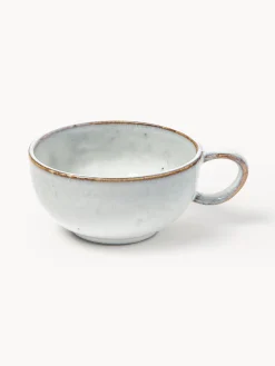 Broste Copenhagen Taza artesanal con platito