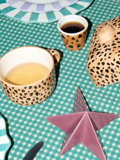 Anna + Nina Taza artesanal Leopard^ Tazas Y Mugs|Vajillas Completas