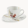 SELETTI Taza de café con platito Kintsugi