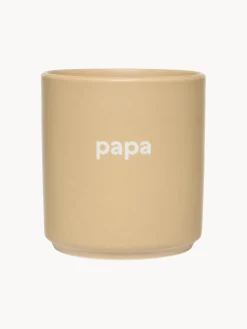 DESIGN LETTERS Taza de diseño con inscripción Favourite PAPA