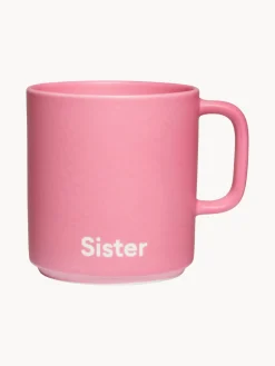 DESIGN LETTERS Taza de diseño con letras Favourite SISTER