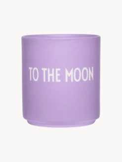 DESIGN LETTERS Taza de diseño con letras Favourite TO THE MOON