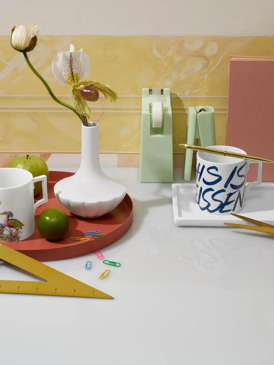 Meissen Taza de porcelana artesanal This is