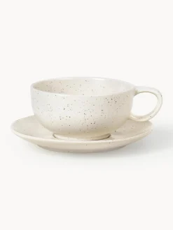 Broste Copenhagen Taza de té con platito artesanal^ Tazas Y Mugs|Vajillas Completas