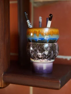 HKLIVING Tazas artesanales de gres 70's, 2 uds.^ Tazas Y Mugs|Vajillas Completas