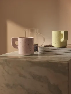 Westwing Collection Tazas artesanales de porcelana Aiko, 2 uds.